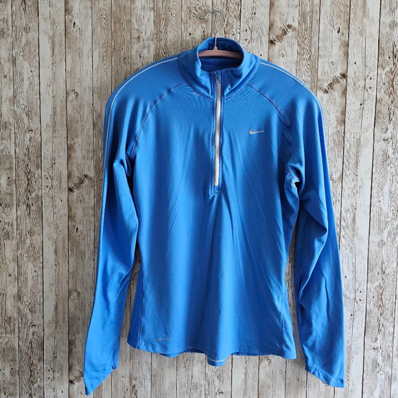 Women's Nike long sleeve tshirt, Size M, Blue - Picture 1 of 9